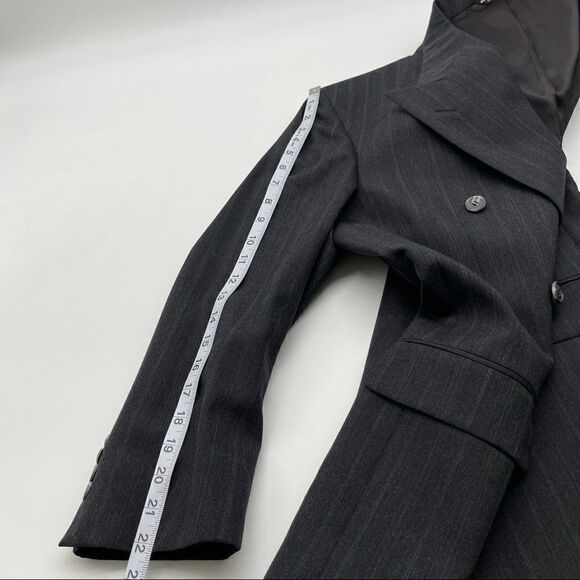 P.B.M. Select x Dillard's Gray Fine Stripe Suit - Picture 8 of 12